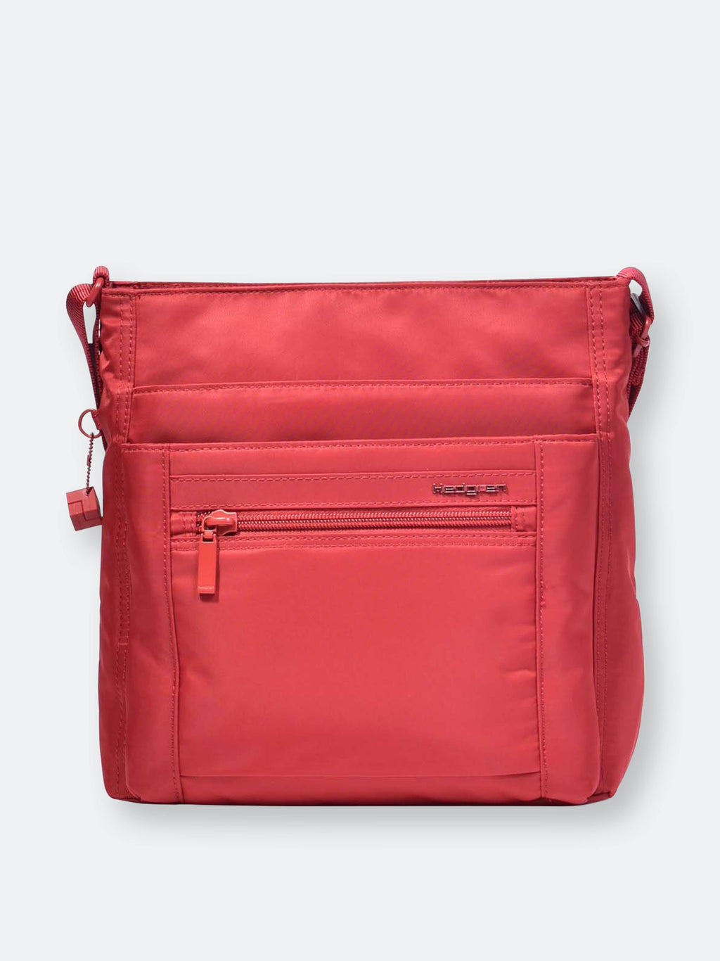 Red RFID Shoulder Bag J9489