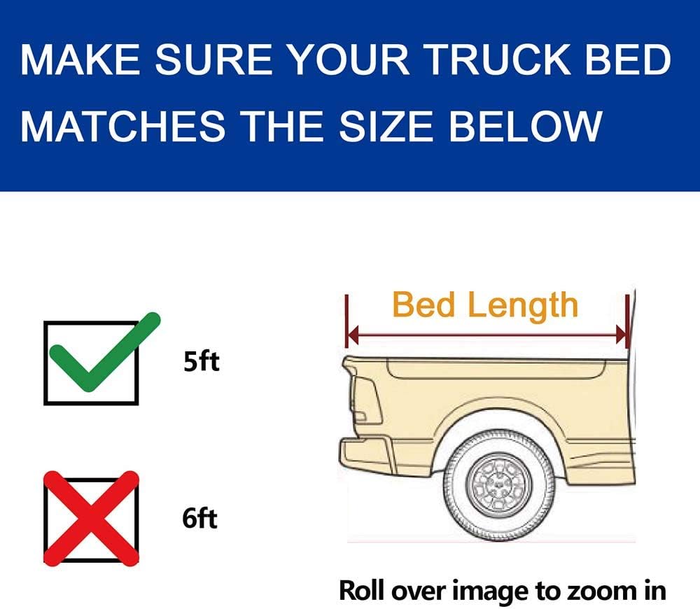 Soft Tri-Fold Truck Bed Tonneau Cover J618