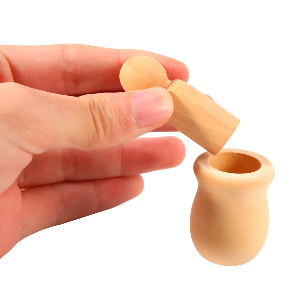 Unfinished Wooden Peg Nesting Dolls U941