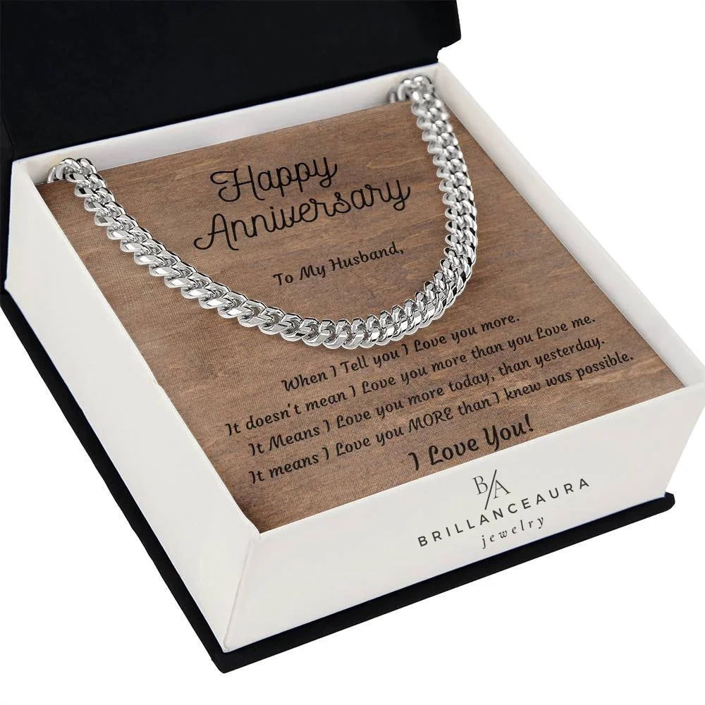 Cuban Link Stainless Steel Necklace M6636