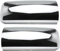 Chrome Door Mirror Cover Pair for Freightliner Cascadia Trucks 2008-2015 F605