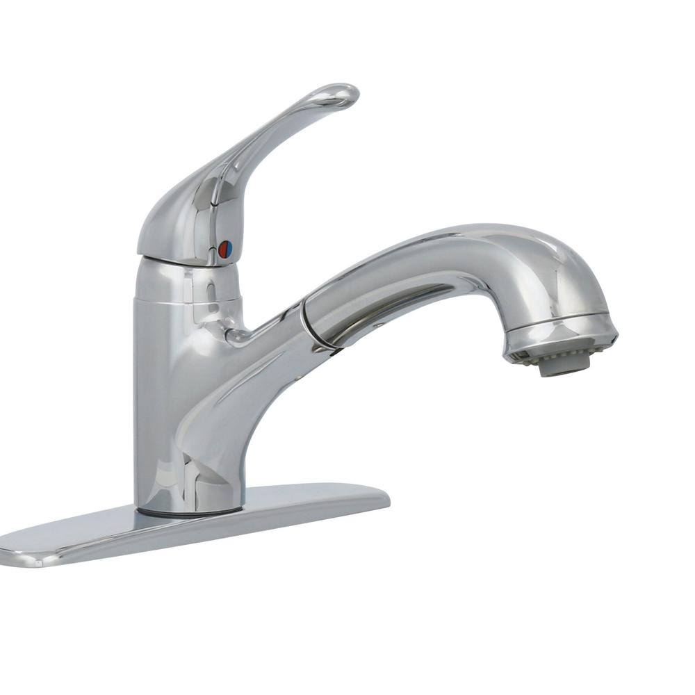 Polished Chrome Pull-Out Kitchen Faucet Z68785