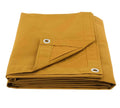 Tan 12oz Canvas Tarp with Grommets C70514