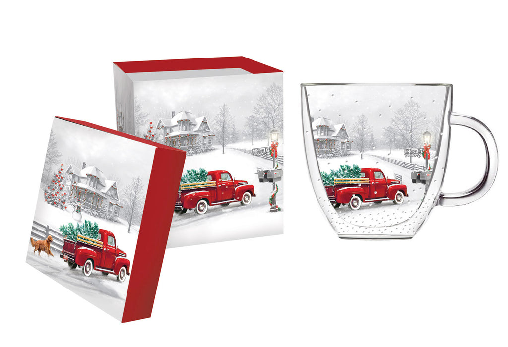 Double Wall Glass Cafe Cup, 12 oz. T9738