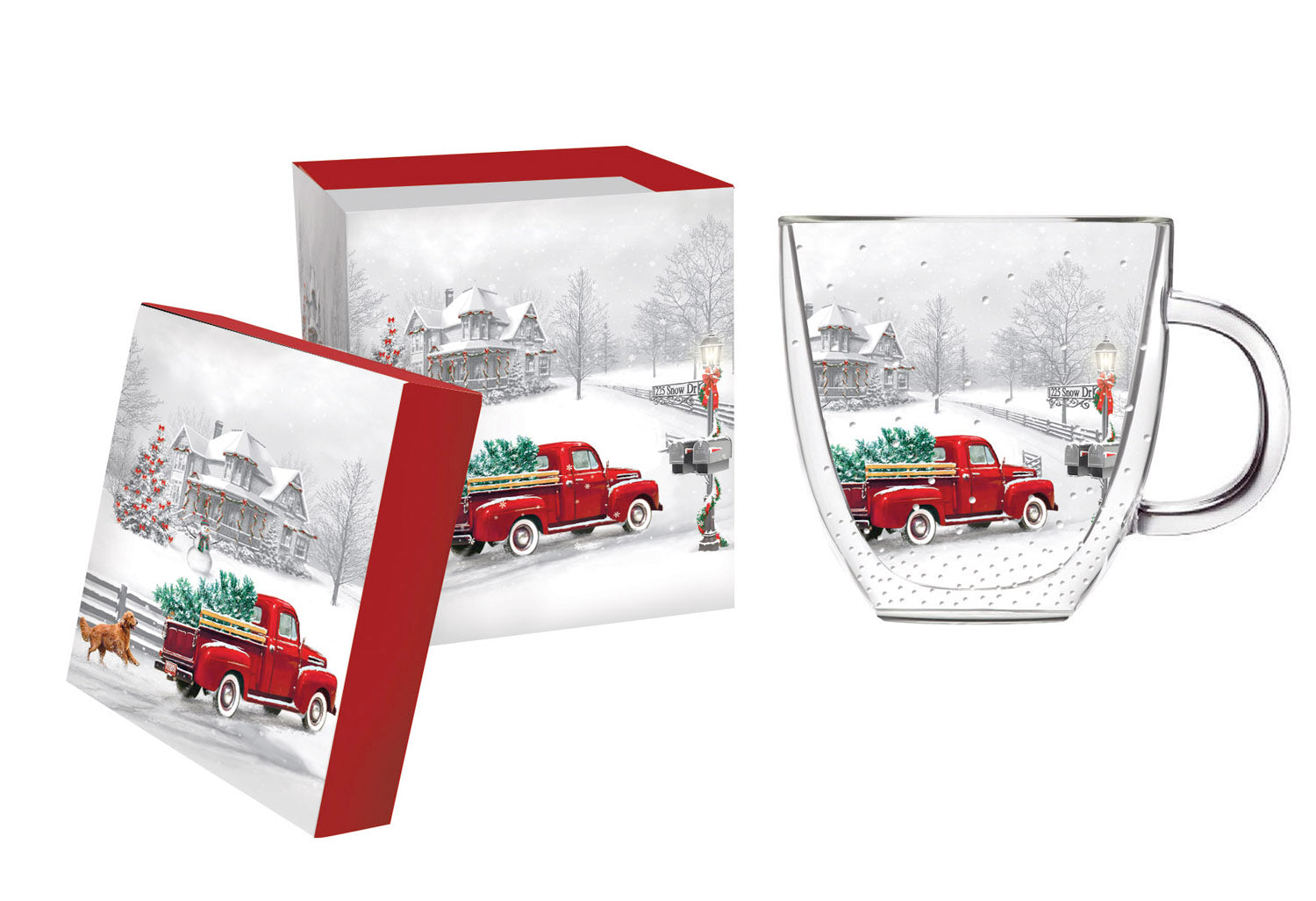 Double Wall Glass Cafe Cup, 12 oz. T9738
