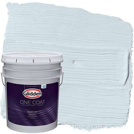 Interior Paint + Primer, Blue, 5 Gallons, Semi-Gloss F1388