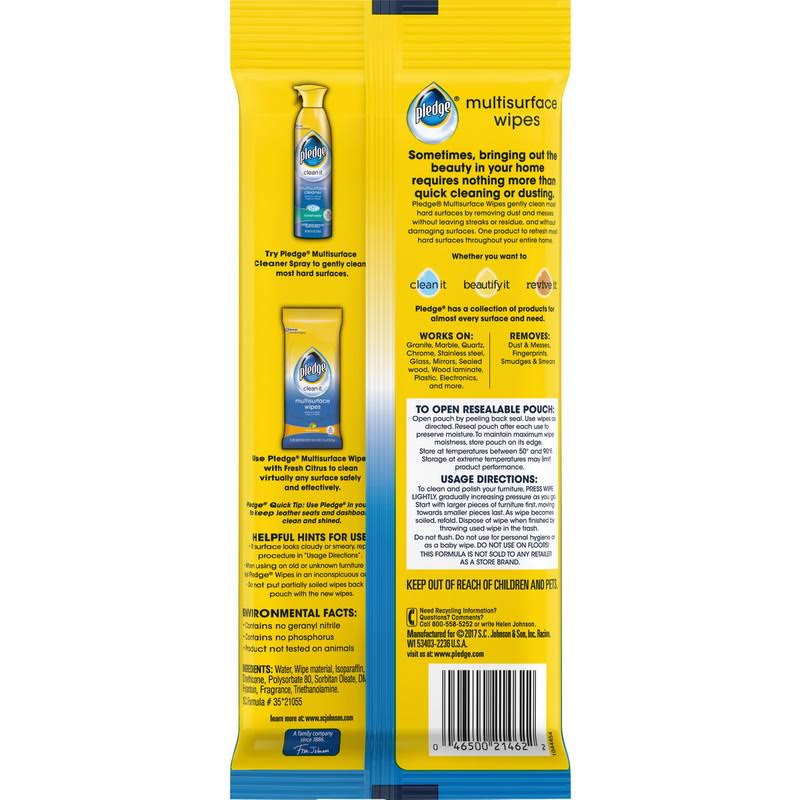 Multi-Surface Cleaner Wet Wipes, 25/Pack, 12/Carton W36351