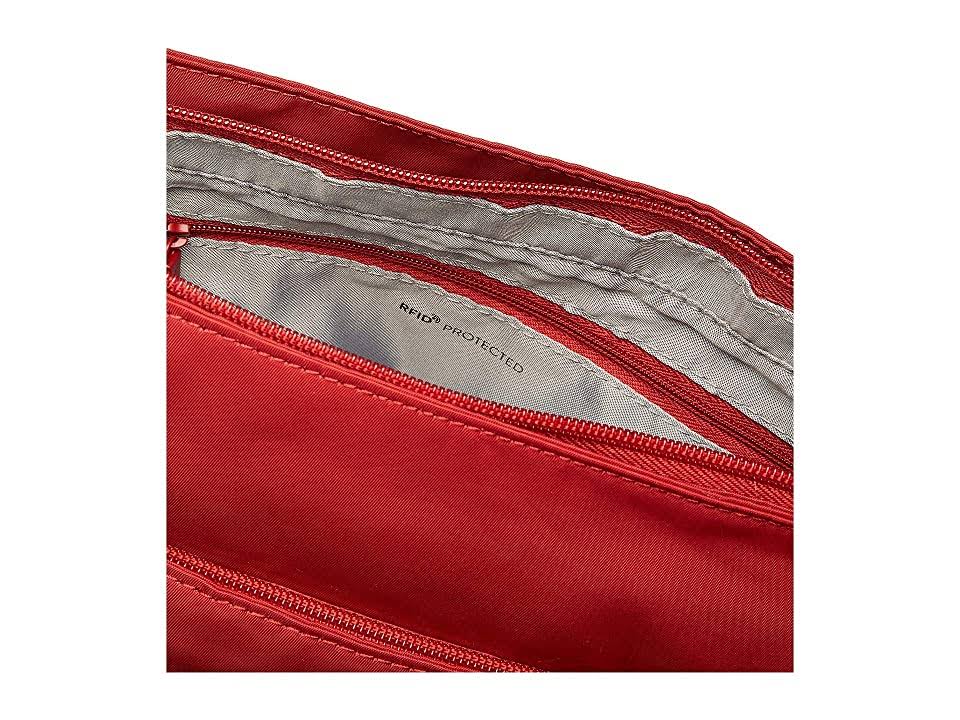 Red RFID Shoulder Bag J9489
