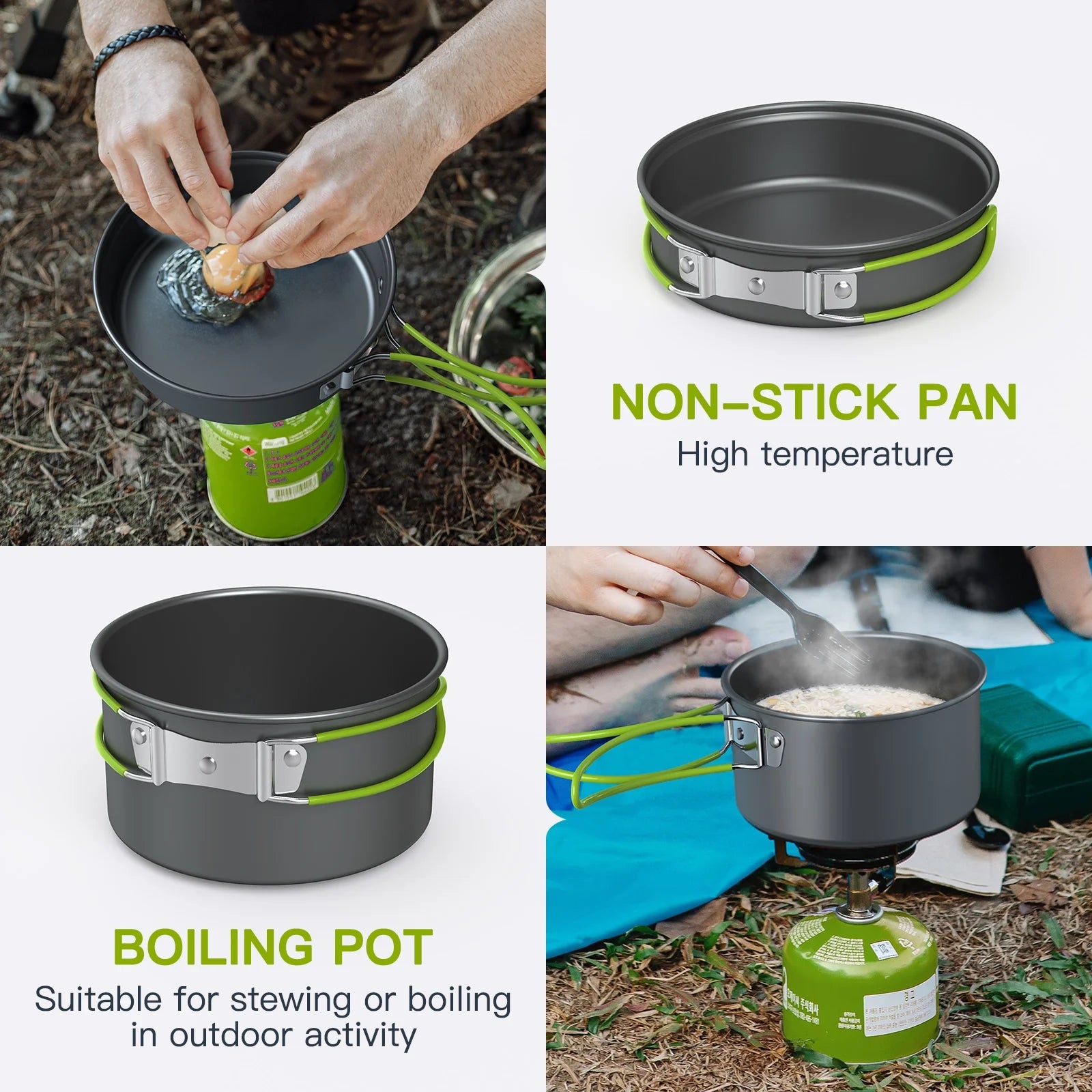 Portable Outdoor Camping Cookware Set H636901