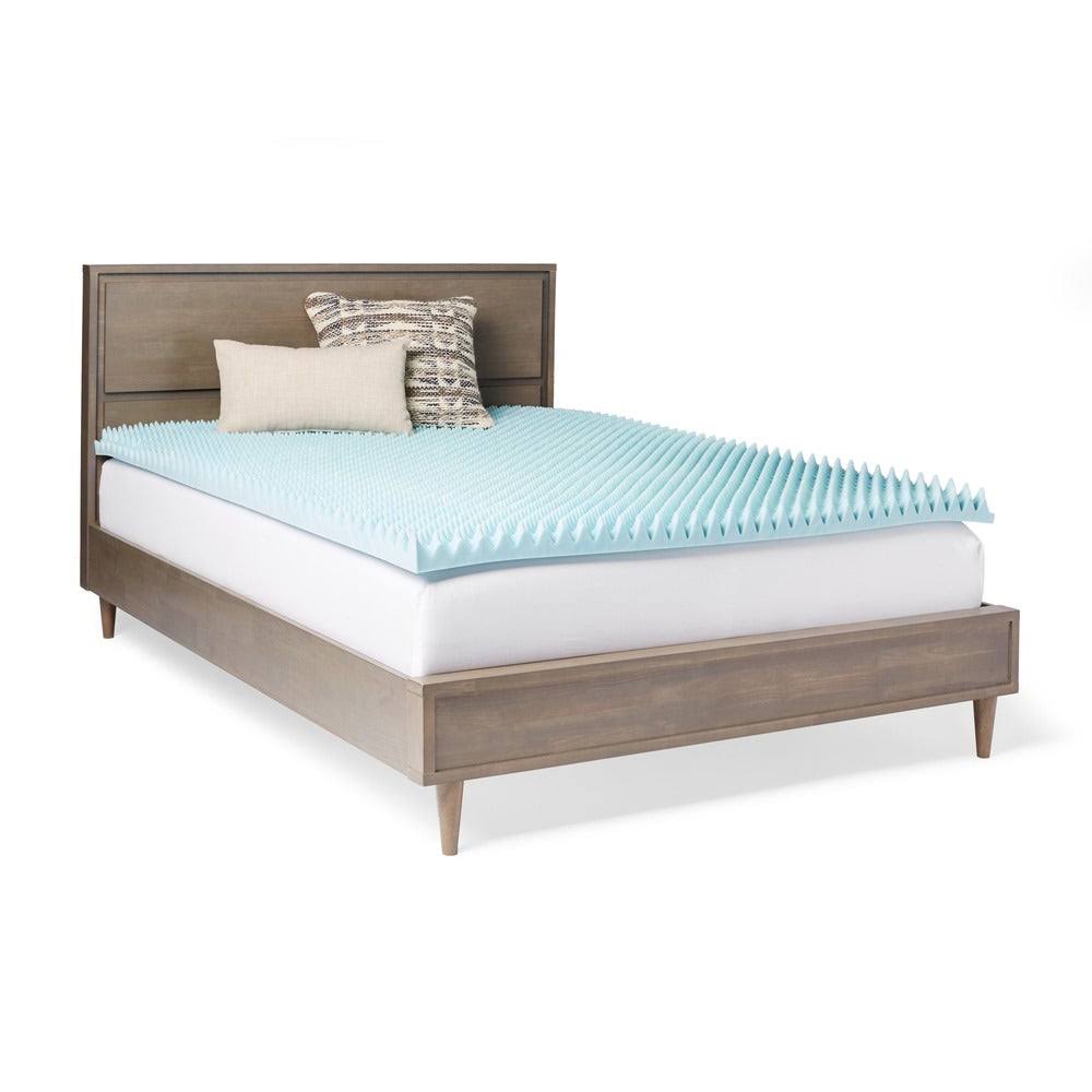 Gel Highloft 3-Inch Memory Foam Mattress Topper California King D969