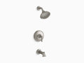 Single-Handle 3-Spray Tub and Shower Faucet in Vibrant Brushed Nickel W965660