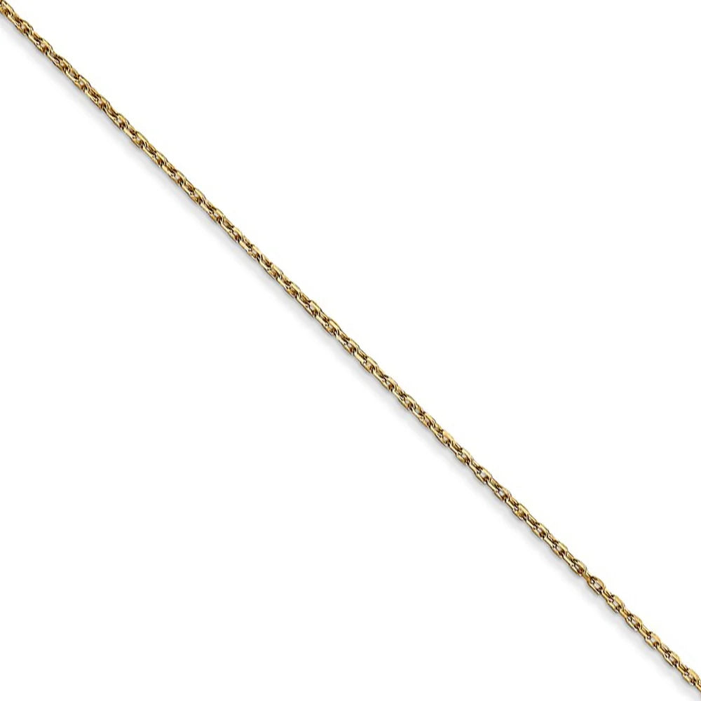 14k Yellow Gold Disc Necklace W992