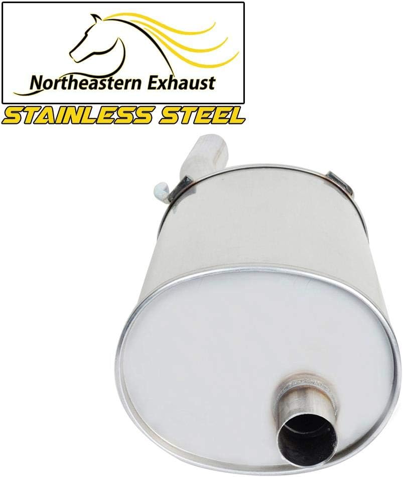 Stainless Steel Resonator Muffler Pipe Exhaust System Kit Z71355