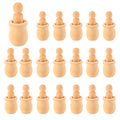 Unfinished Wooden Peg Nesting Dolls U941