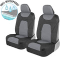 Blue Two-Tone Waterproof Neoprene Car Seat Cover Set D539579