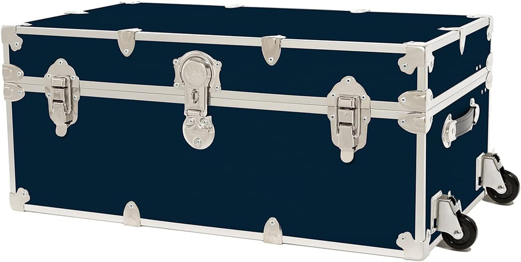 Large Armor Trunk with Removable Wheels 32x18x14 (Silver) G91525