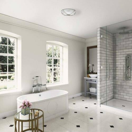 Cast Chrome Bathroom Exhaust Fan and Light G36636