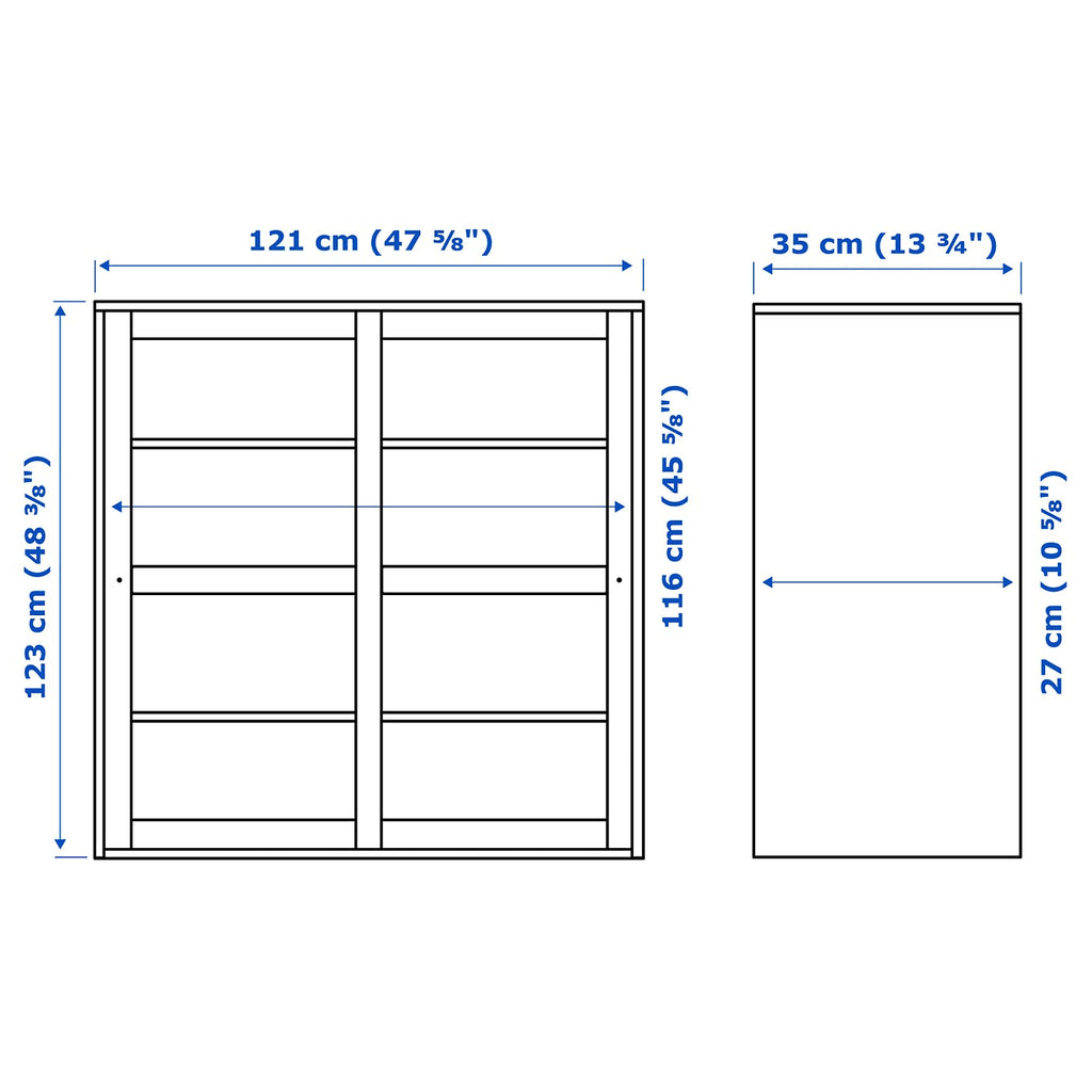 White Glass-Door Cabinet Q8414
