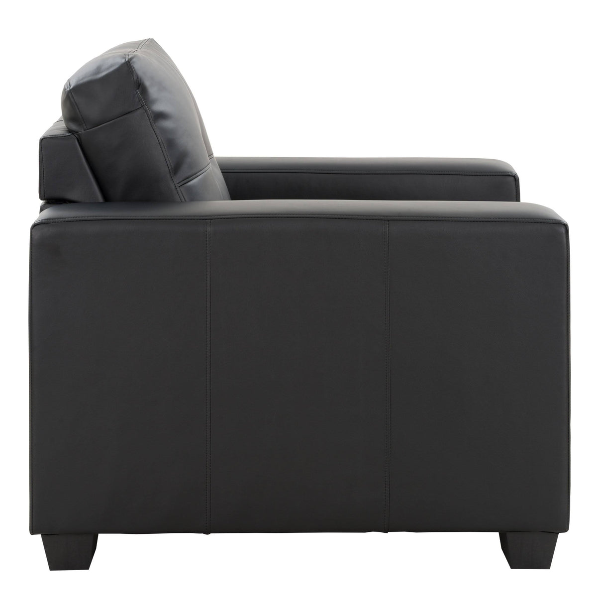 Red Bonded Leather Chair J28197