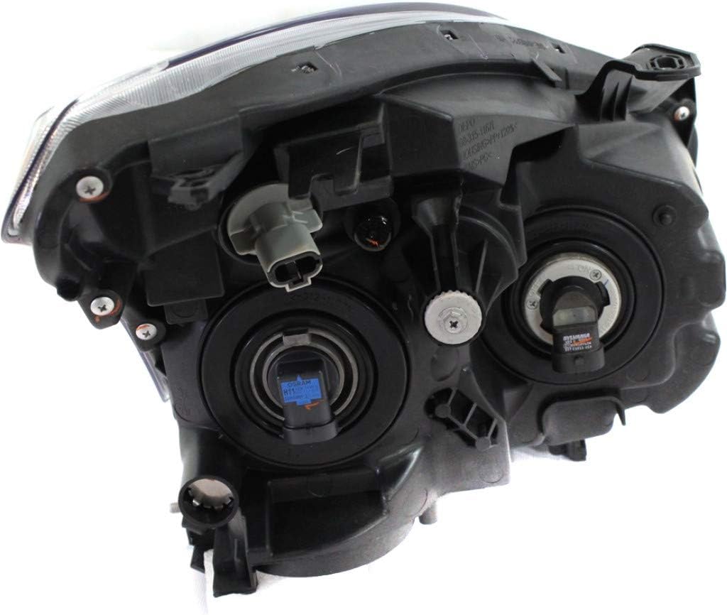 Headlight Assembly for Nissan Rogue 2009 2010 Driver Side Halogen U634