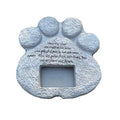 Paw Shaped Pet Memorial Stone, Size: 20 F611414