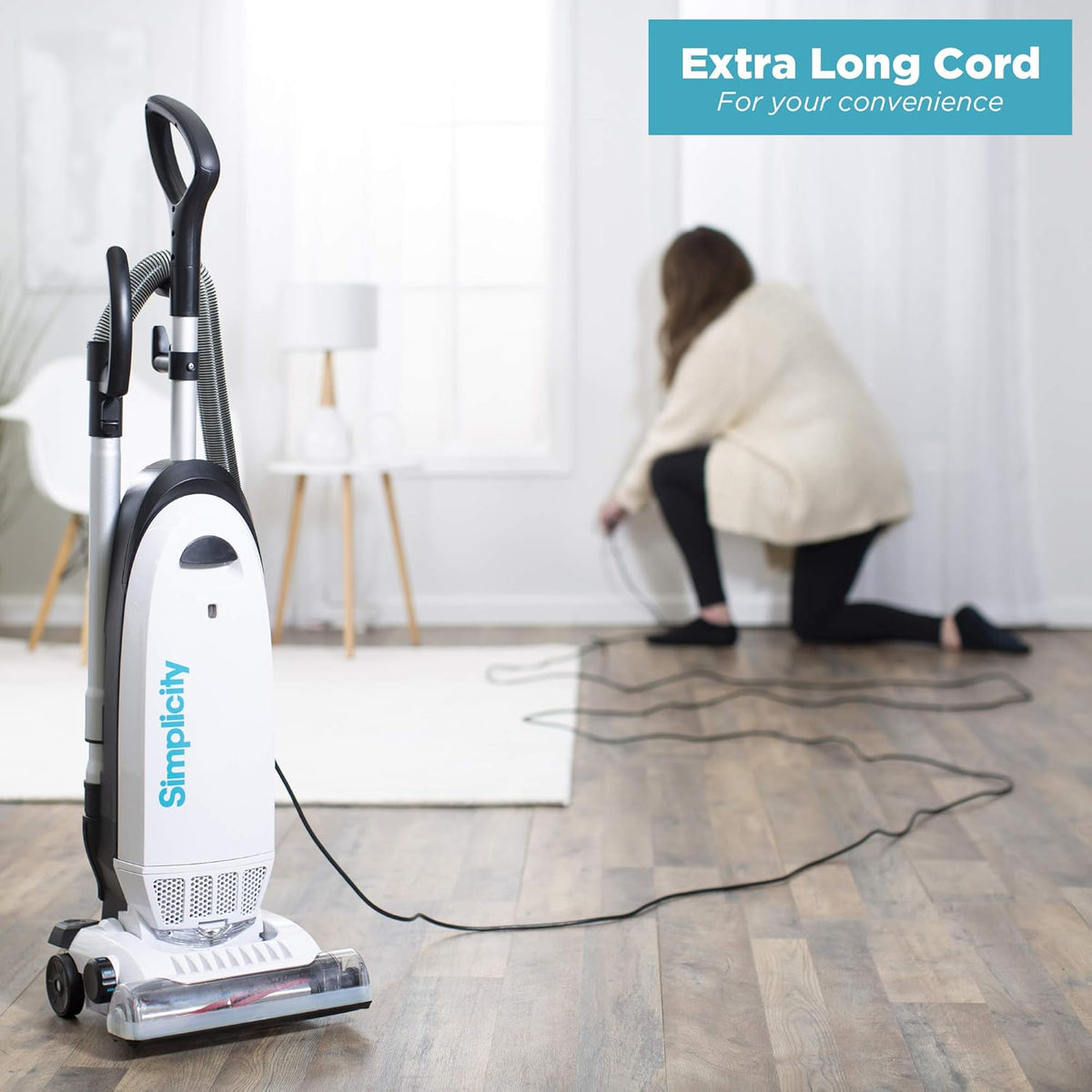 Upright Vacuum with Certified HEPA Filter and Bag Y9818