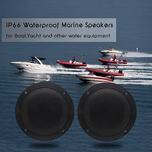 4 Inches Waterproof Marine Ceiling Flush Wall Mount Speakers with 160 Watts Power D478