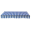 10 x 8 ft. Black Frame Retractable Patio Canopy Awning C7688