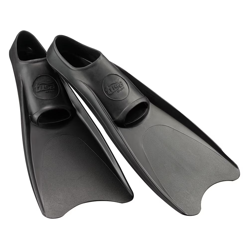 Black Full Foot Rubber Snorkeling Fins A414