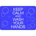 Blue 3/8x22 Thick Safety Message Mat L696139