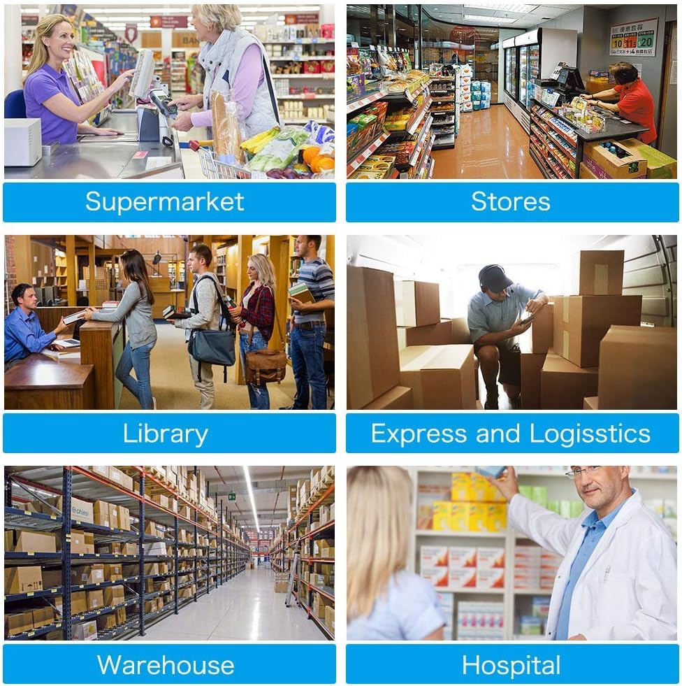 2D Wireless Bluetooth Barcode Scanner, Pack of 2 Y677506
