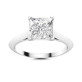 925 Sterling Silver Square Solitaire Ring M4694