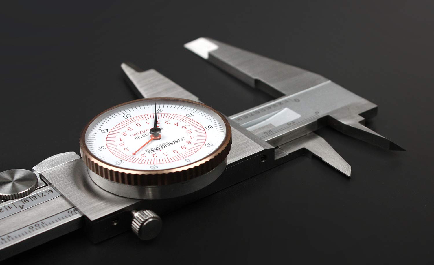 12'' by 0.001''/300mm by 0.02mm Dual Needle Precision Dial Caliper S3996