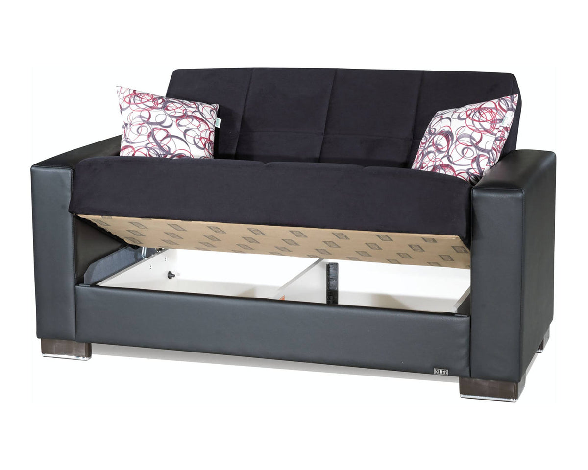 Black Loveseat L8354
