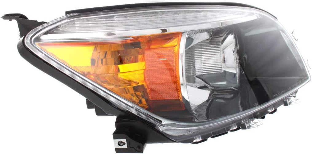 Headlight Assembly 2006 2007 2008 Driver Side Black Housing E295