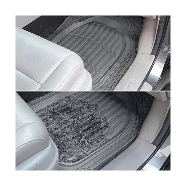 Gray Rubber Car Floor Mats Set P7164