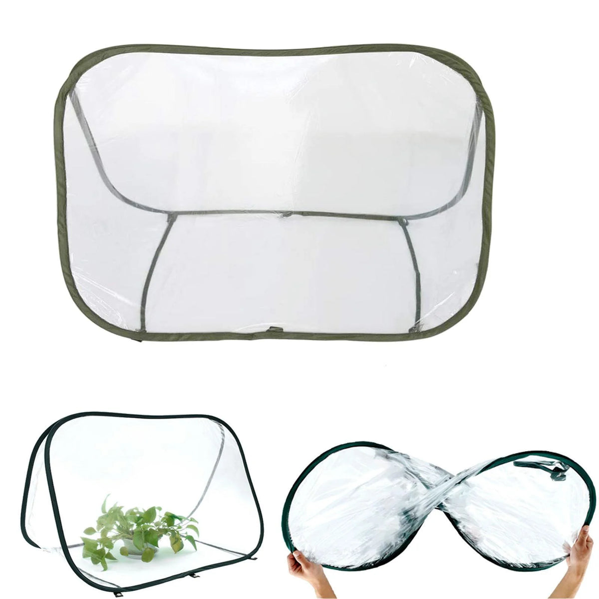 Mini Greenhouse Transparent Folding Portable Plant Growing Tent G747889