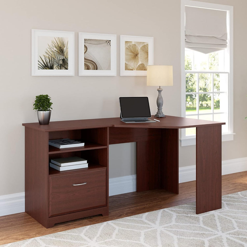 Corner Desk with Storage D57992