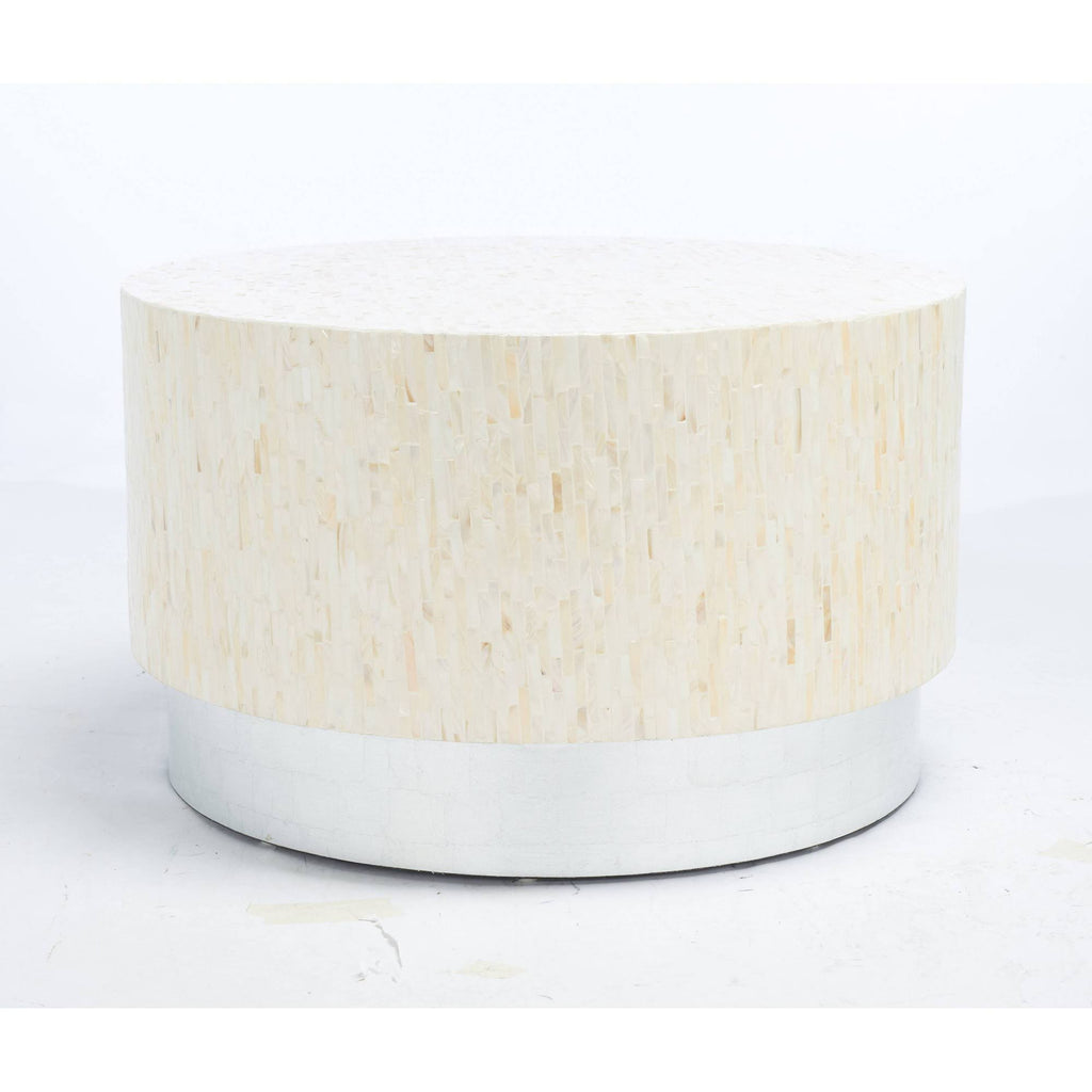 Light Pink Round Coffee Table I76983