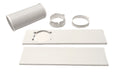 White Window Air Conditioner Exhaust Kit U2177