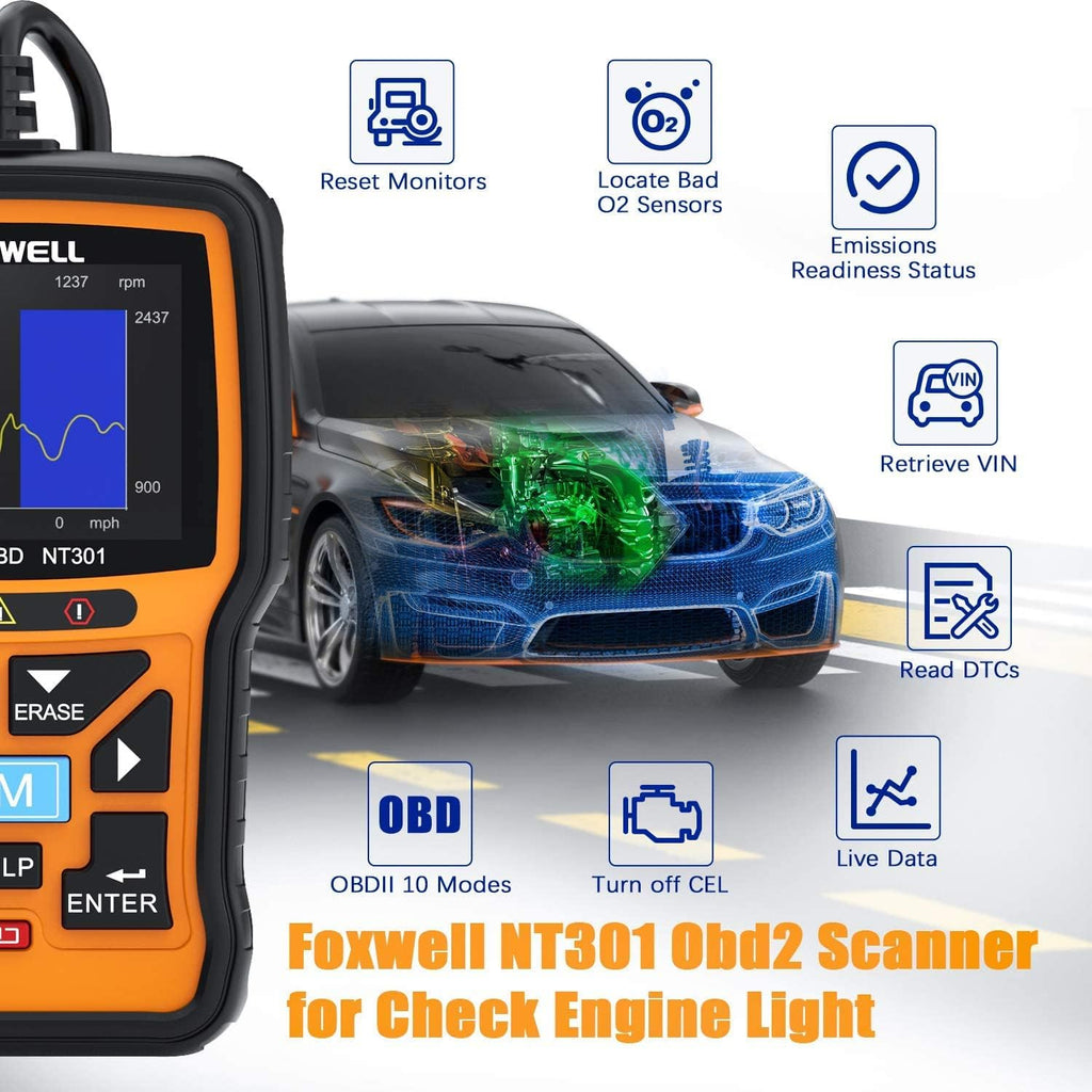OBD2 Scanner Diagnostic Tool Pack of 2 A5261