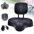 Black Bicycle Saddle with Soft Back M67713