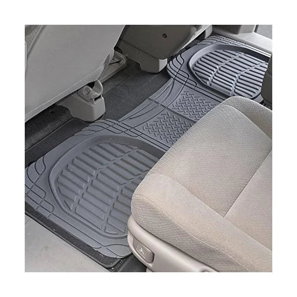 Gray Rubber Car Floor Mats Set P7164