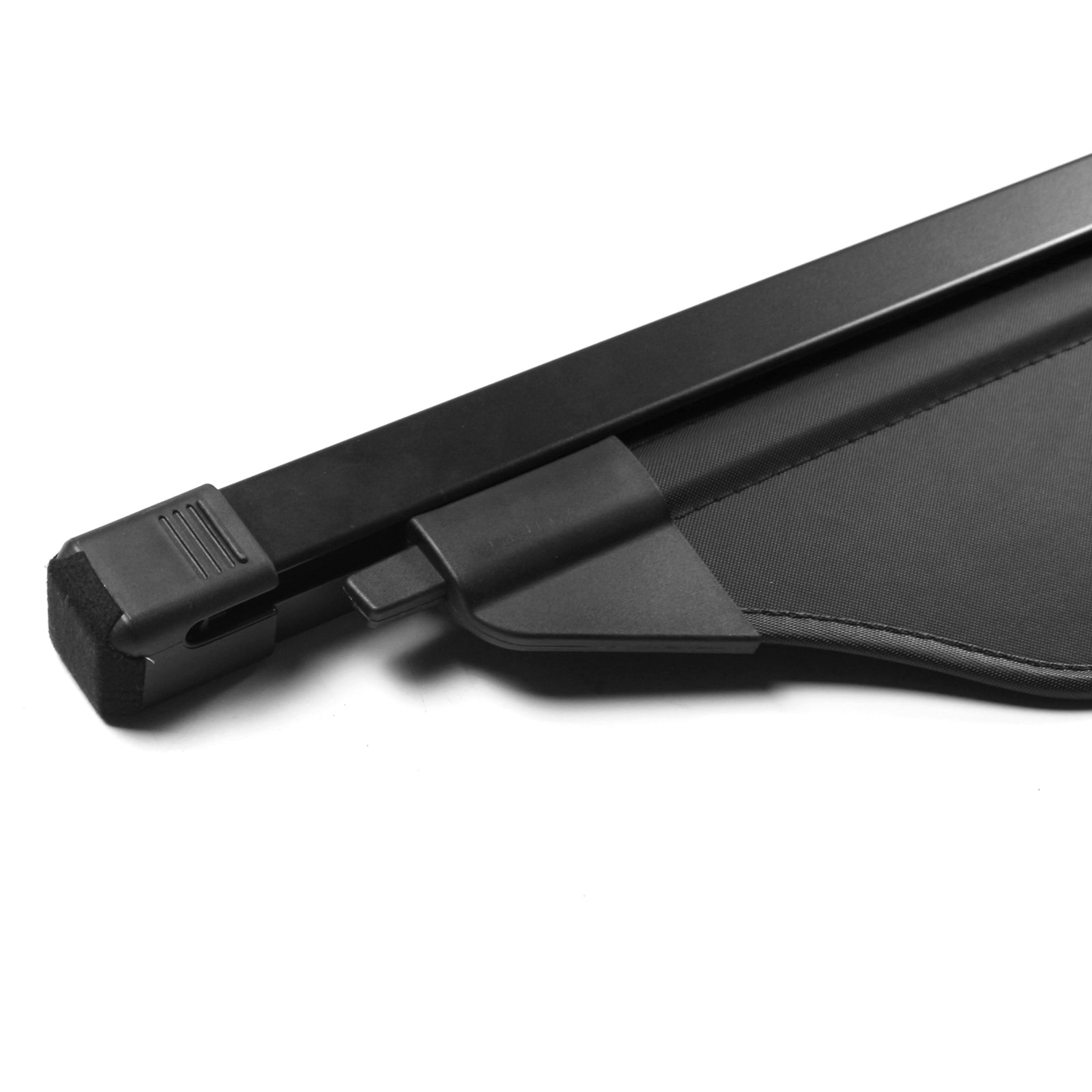 Tonneau Cargo Shade Cover Black Vinyl Aluminum Rod I828687