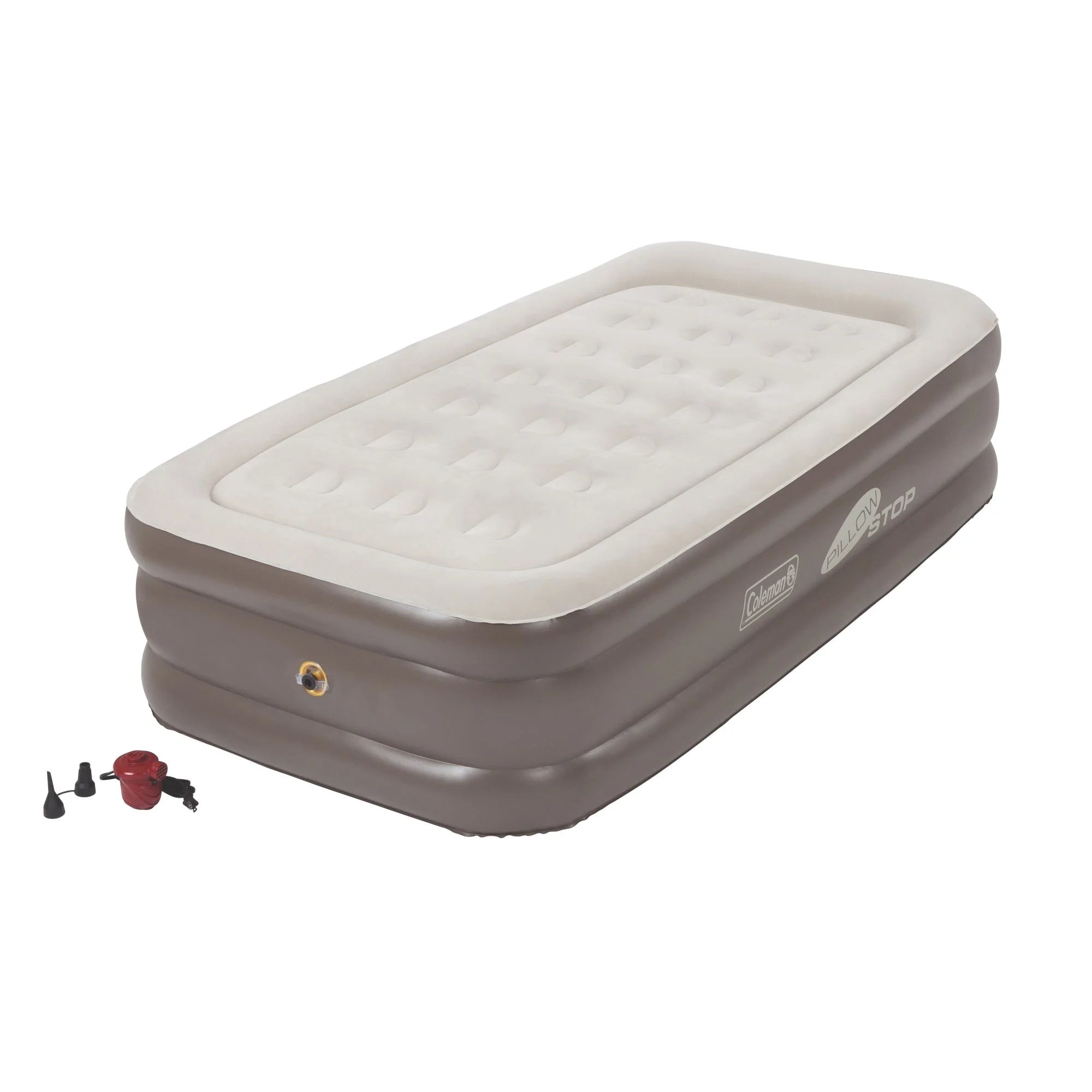 Twin SupportRest Plus Double-High Airbed with Pump, Gray K3766
