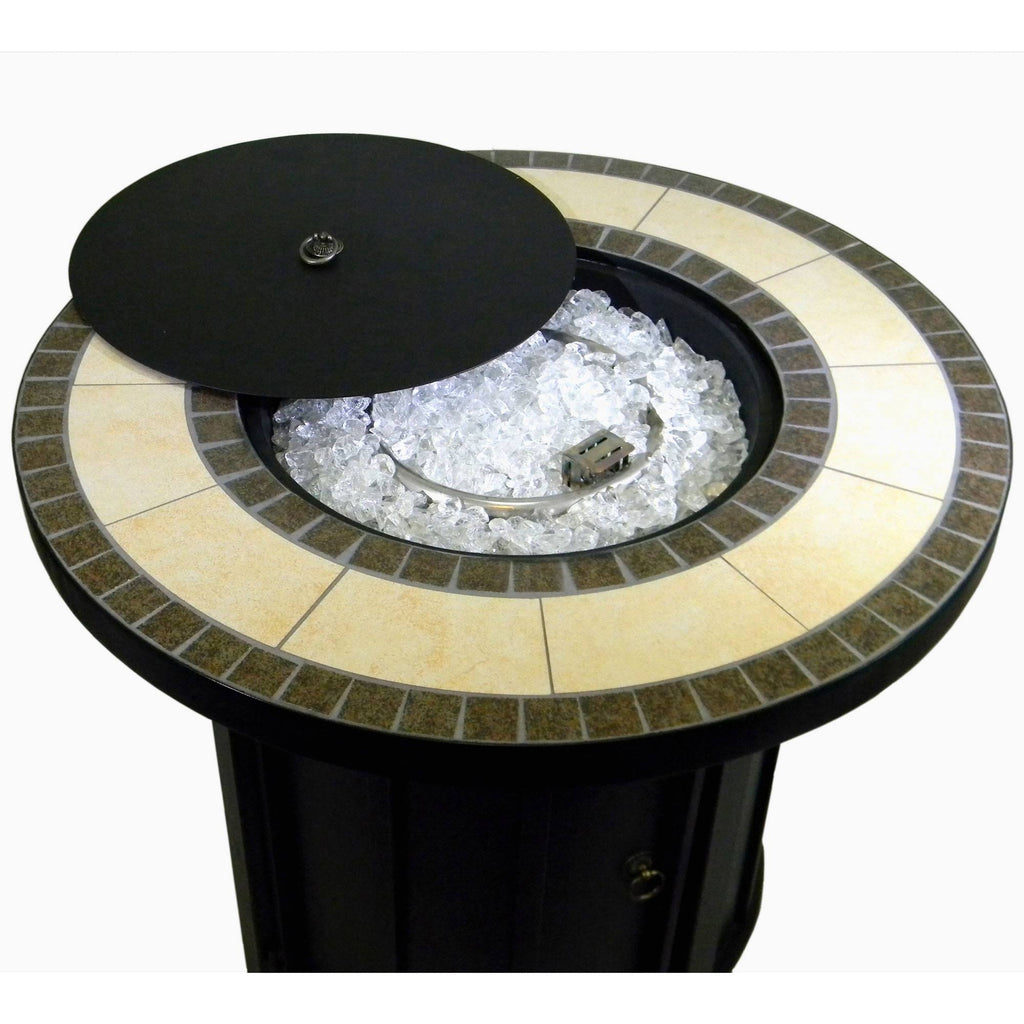 Round Propane Fire Pit I11466