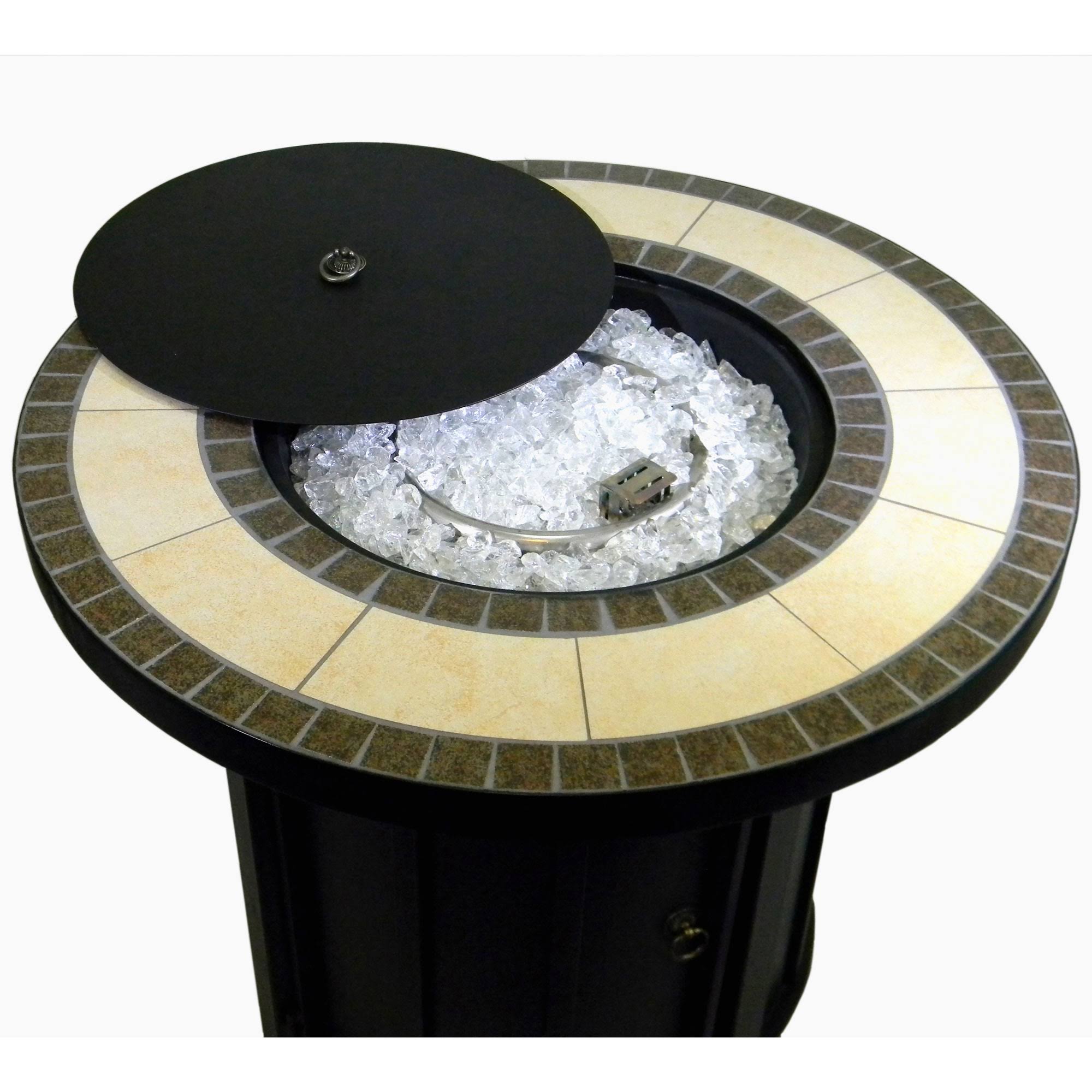 Round Propane Fire Pit I11466