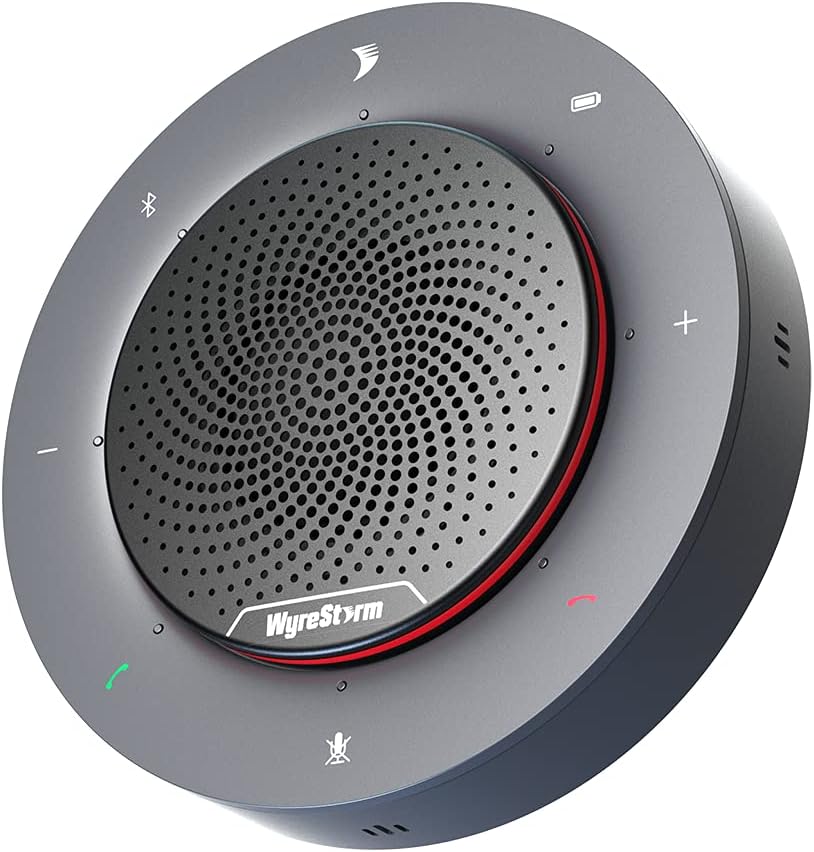 Portable USB & Bluetooth Conference Speaker with 4 Noise-canceling Mics S715