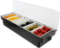 Black Large 6 Compartment Chilled Condiment Dispenser P47762
