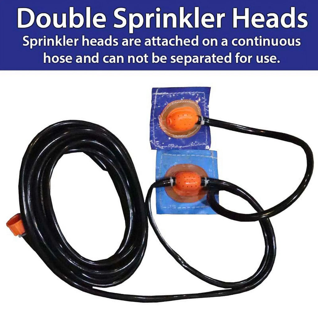 20' Double Sprinkler Hose for Dual Lane Water Slides O29522